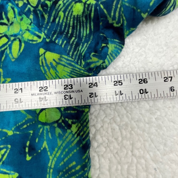 Women’s 1X  Green/Blue Soft Surroundings Top - Picture 13 of 13